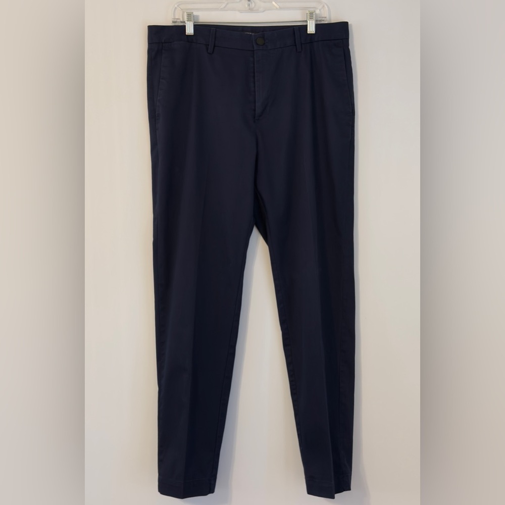 Banana Republic Men's Navy Dark Blue Casual Dress Pants 35 x 32